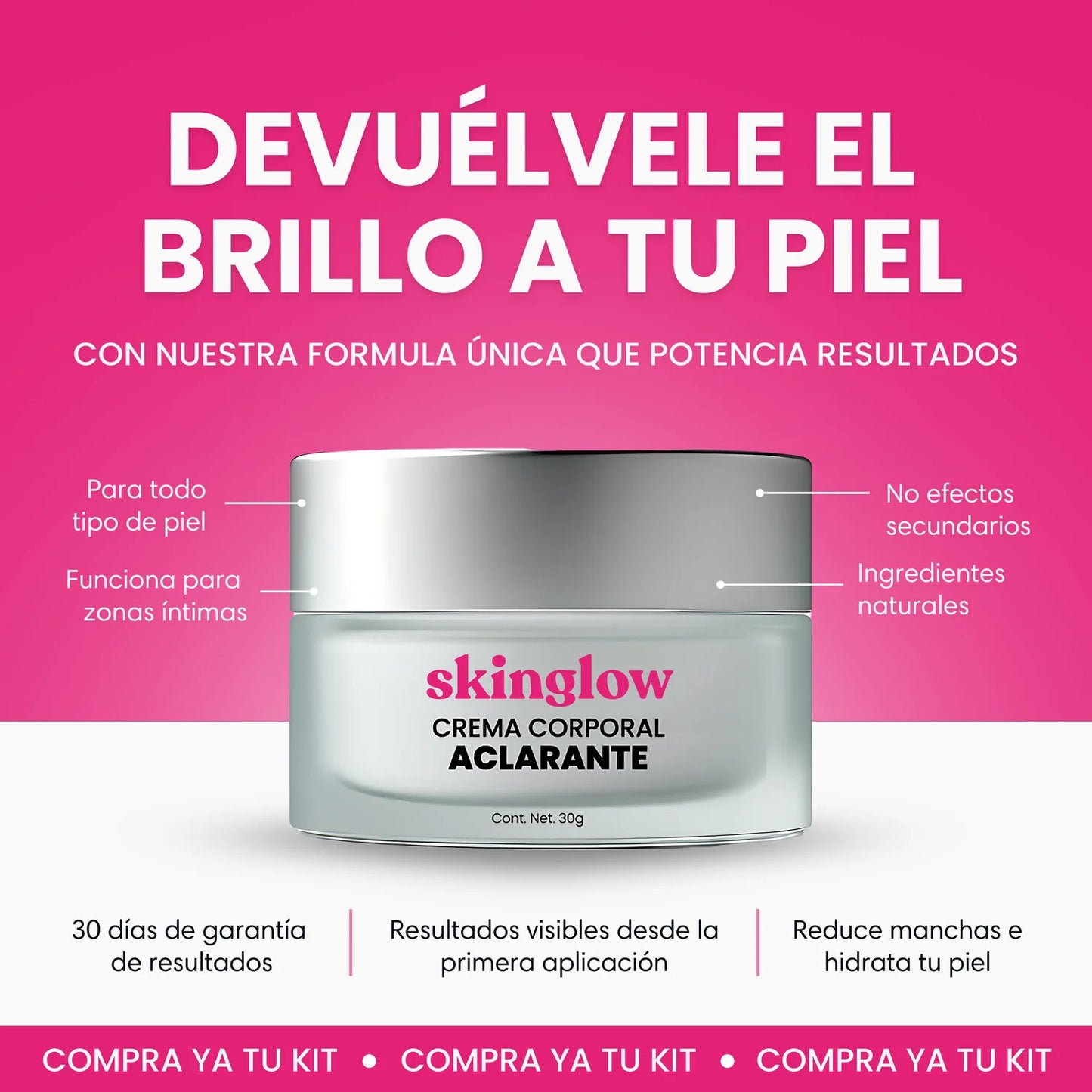 ✨ SKINGLOW UP | 50% OFF POR TU COMPRA DE HOY